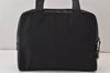 Authentic PRADA Vintage Nylon Leather Shoulder Hand Bag Black 1298K