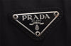 Authentic PRADA Vintage Nylon Leather Shoulder Hand Bag Black 1298K