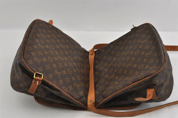 Authentic Louis Vuitton Monogram Saumur 35 Shoulder Cross Bag M42254 LV 1300I