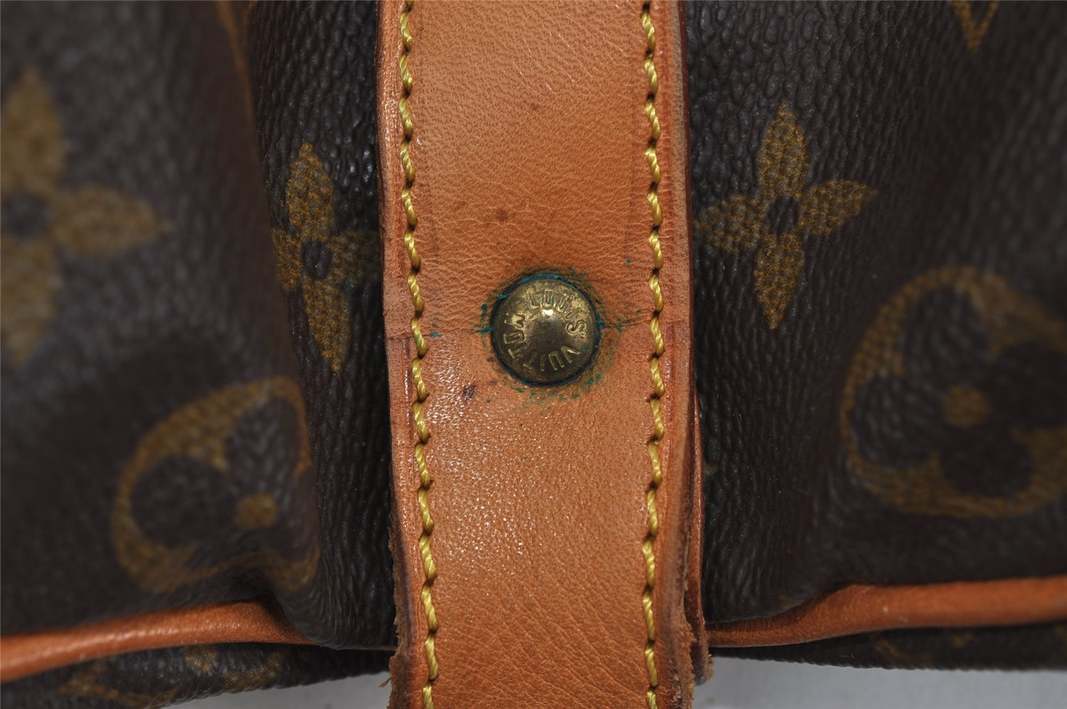 Authentic Louis Vuitton Monogram Saumur 35 Shoulder Cross Bag M42254 LV 1300I