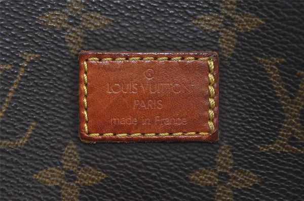 Authentic Louis Vuitton Monogram Saumur 35 Shoulder Cross Bag M42254 LV 1300I