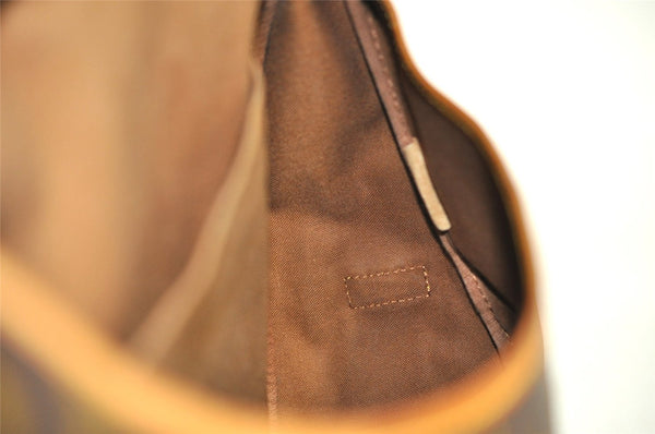 Authentic Louis Vuitton Monogram Saumur 35 Shoulder Cross Bag M42254 LV 1300I