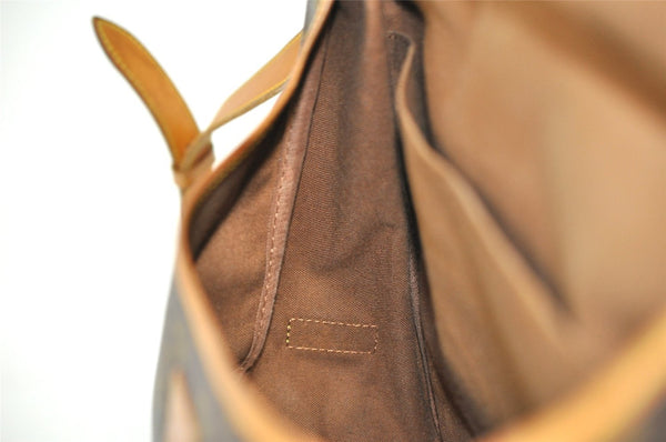 Authentic Louis Vuitton Monogram Saumur 35 Shoulder Cross Bag M42254 LV 1300I