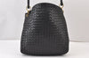 Authentic BOTTEGA VENETA Intrecciato Leather Shoulder Hand Bag Purse Black 1300K