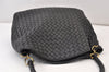 Authentic BOTTEGA VENETA Intrecciato Leather Shoulder Hand Bag Purse Black 1300K