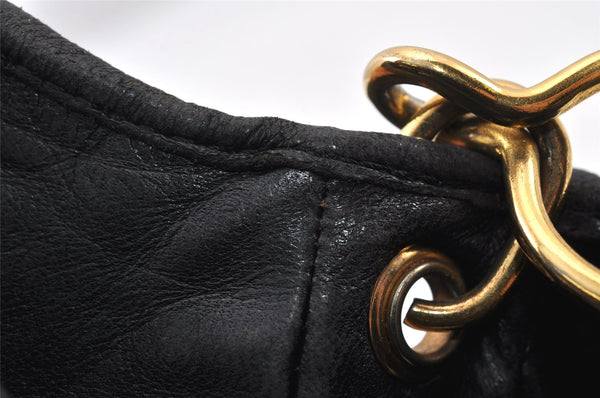 Authentic BOTTEGA VENETA Intrecciato Leather Shoulder Hand Bag Purse Black 1300K
