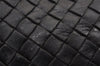 Authentic BOTTEGA VENETA Intrecciato Leather Shoulder Hand Bag Purse Black 1300K