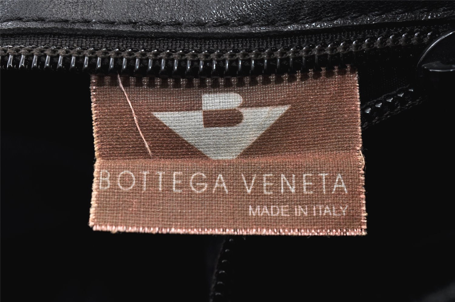 Authentic BOTTEGA VENETA Intrecciato Leather Shoulder Hand Bag Purse Black 1300K