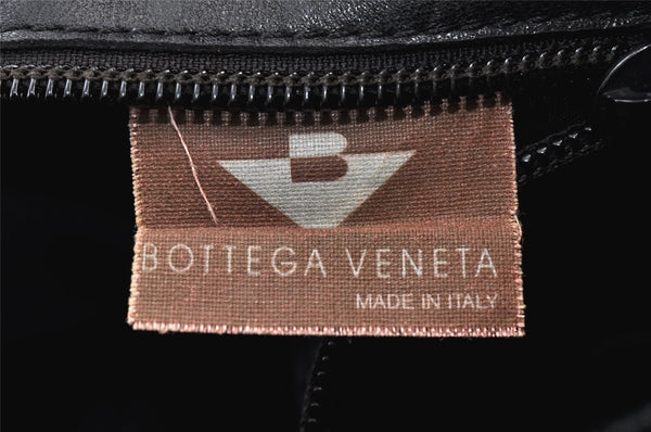 Authentic BOTTEGA VENETA Intrecciato Leather Shoulder Hand Bag Purse Black 1300K