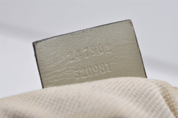 Authentic GUCCI Sukey 2Way Tote Bag GG Canvas Leather 247902 Brown 1302I