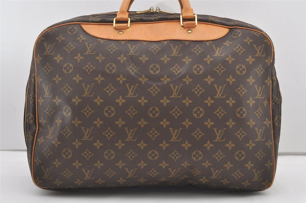 Authentic Louis Vuitton Monogram Alize 24 Heures Boston Hand Bag M41399 LV 1303J