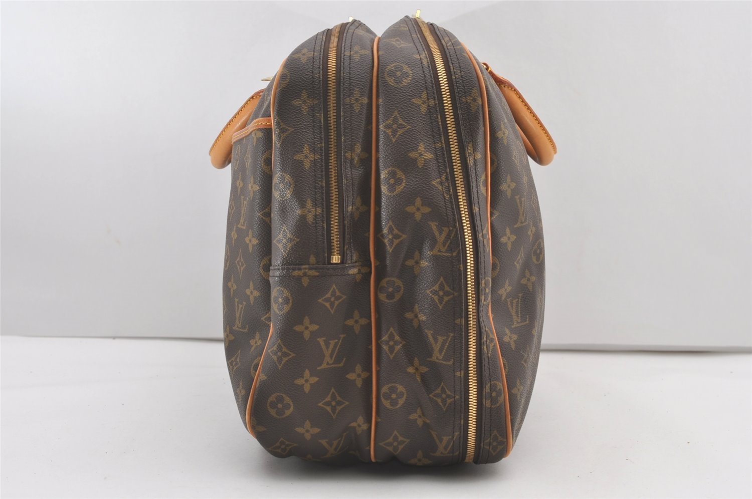 Authentic Louis Vuitton Monogram Alize 24 Heures Boston Hand Bag M41399 LV 1303J