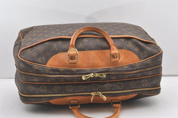 Authentic Louis Vuitton Monogram Alize 24 Heures Boston Hand Bag M41399 LV 1303J