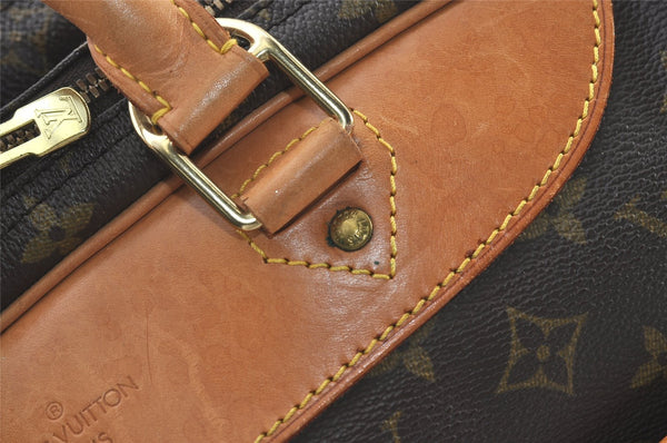 Authentic Louis Vuitton Monogram Alize 24 Heures Boston Hand Bag M41399 LV 1303J