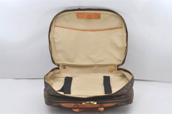 Authentic Louis Vuitton Monogram Alize 24 Heures Boston Hand Bag M41399 LV 1303J