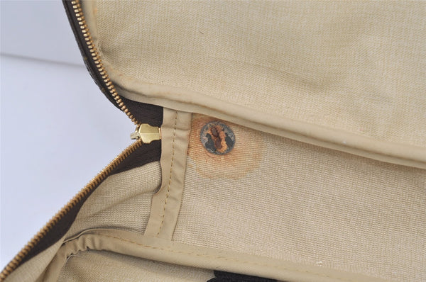 Authentic Louis Vuitton Monogram Alize 24 Heures Boston Hand Bag M41399 LV 1303J