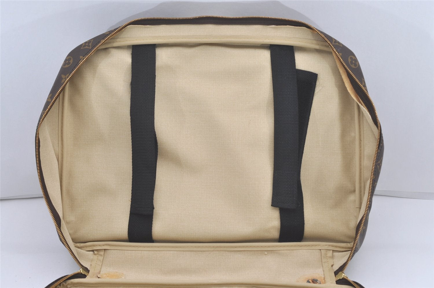 Authentic Louis Vuitton Monogram Alize 24 Heures Boston Hand Bag M41399 LV 1303J