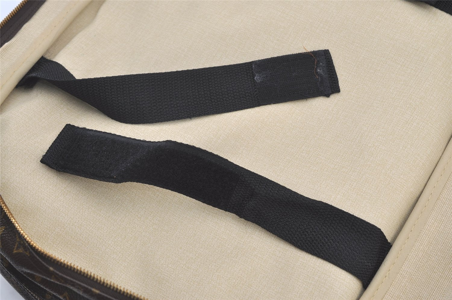 Authentic Louis Vuitton Monogram Alize 24 Heures Boston Hand Bag M41399 LV 1303J