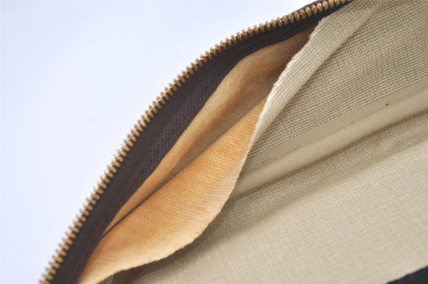 Authentic Louis Vuitton Monogram Alize 24 Heures Boston Hand Bag M41399 LV 1303J