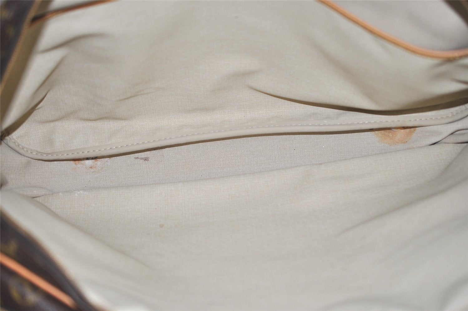 Authentic Louis Vuitton Monogram Alize 24 Heures Boston Hand Bag M41399 LV 1303J