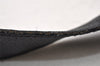 Authentic Salvatore Ferragamo Gancini Leather Shoulder Tote Bag Black 1303K