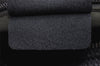 Authentic Salvatore Ferragamo Gancini Leather Shoulder Tote Bag Black 1303K