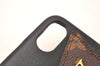 Authentic Louis Vuitton Monogram Bumper X Xs iPhone Case Black M68793 LV 1304J