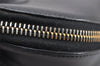 Authentic Salvatore Ferragamo Gancini Leather 2Way Shoulder Hand Bag Black 1304K