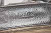 Authentic Chloe Vintage Paddington Leather Shoulder Hand Bag Silver 1305J