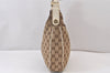 Authentic GUCCI Charmy Shoulder Hand Bag GG Canvas Leather 153010 Brown 1305K