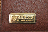 Authentic GUCCI Vintage Long Wallet Purse Leather Brown 1306I