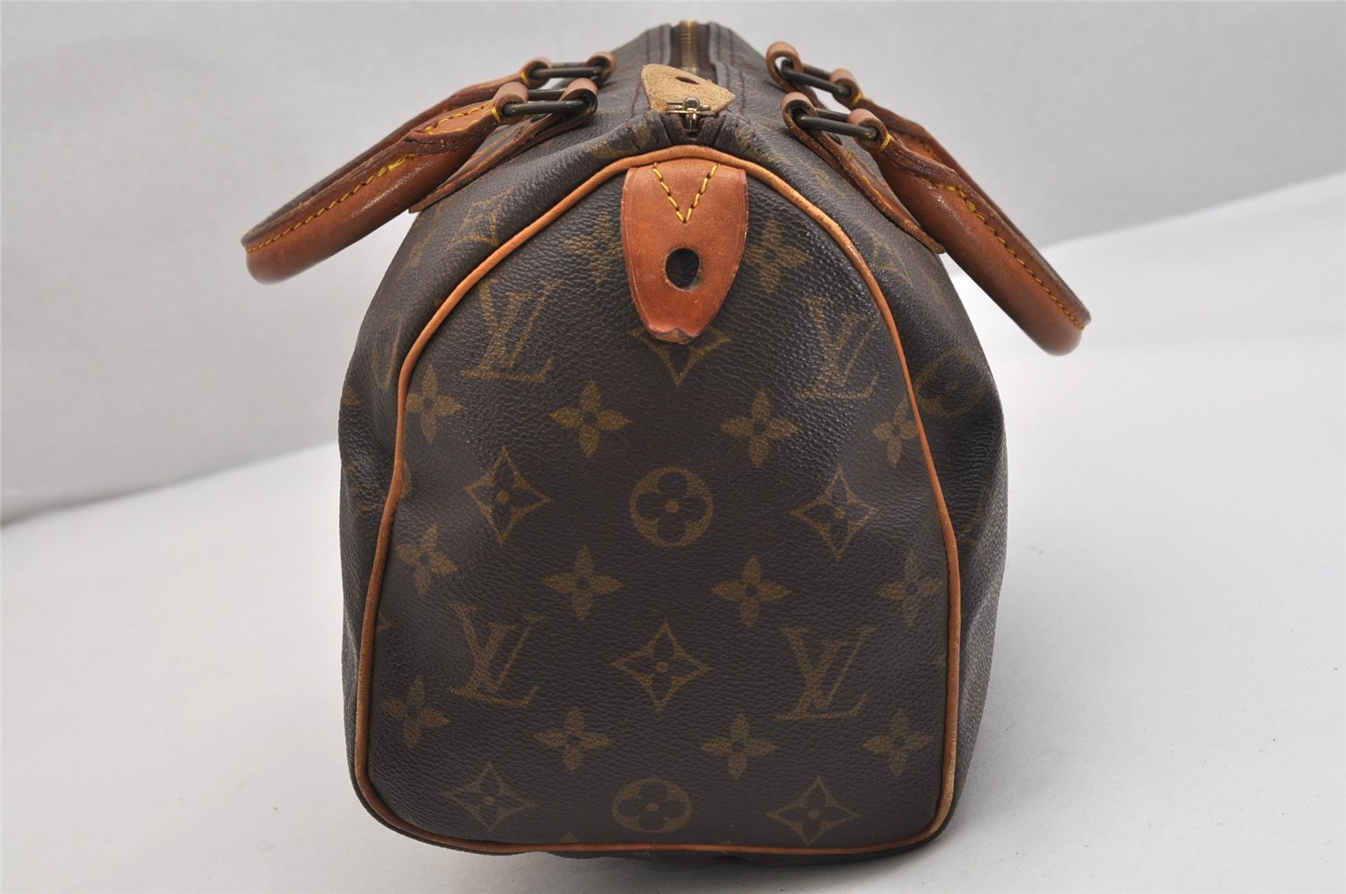 Authentic Louis Vuitton Monogram Speedy 25 Boston Hand Bag M41528 LV 1306K