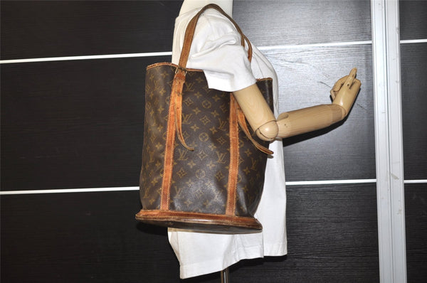Authentic Louis Vuitton Monogram Bucket GM Shoulder Tote Bag Old Model LV 1308I