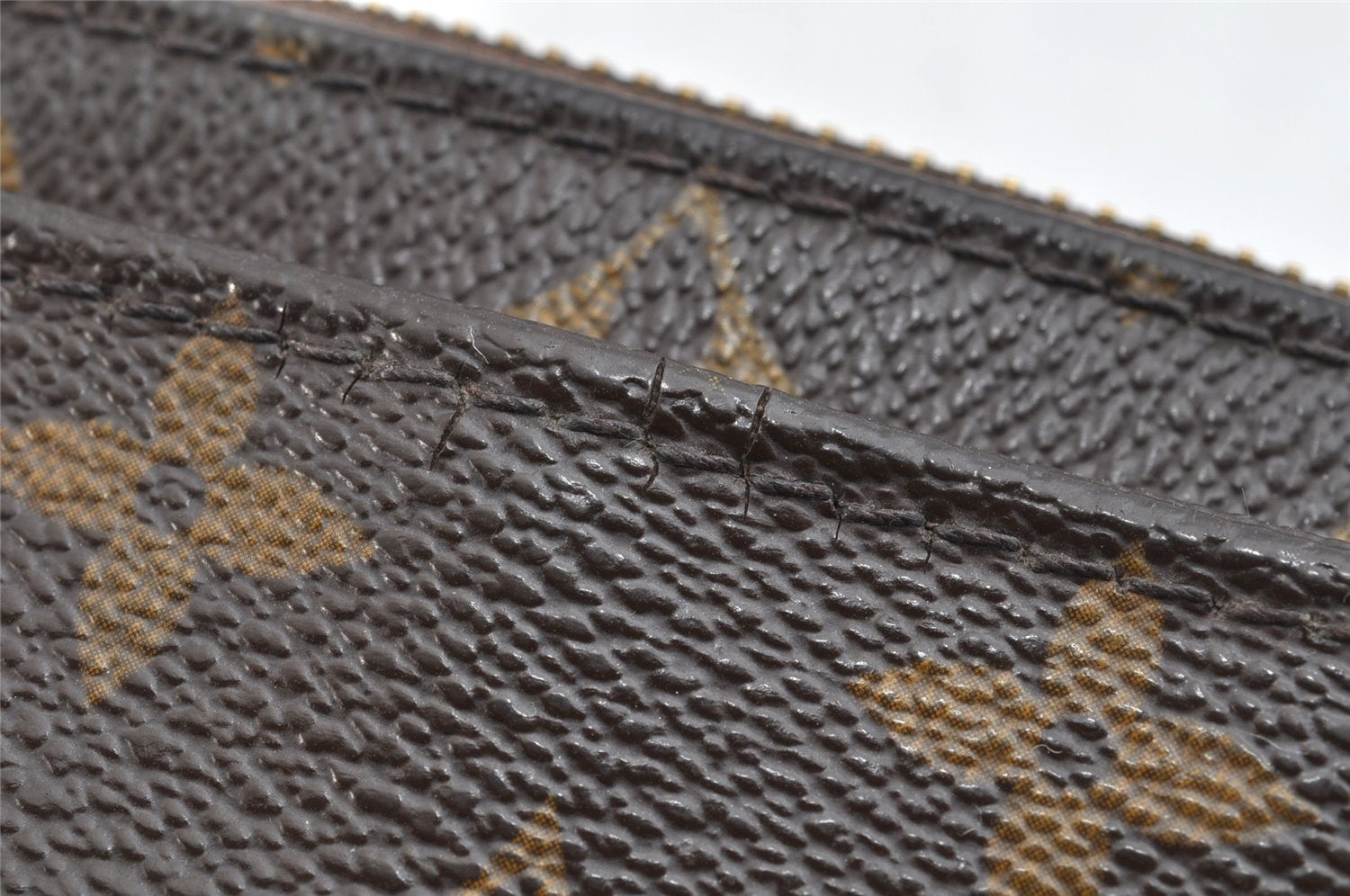 Authentic Louis Vuitton Monogram Viva Cite MM Shoulder Bag M51164 Junk 1309K