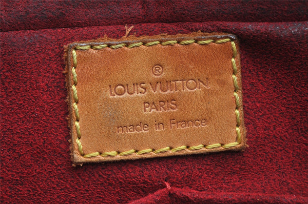 Authentic Louis Vuitton Monogram Viva Cite MM Shoulder Bag M51164 Junk 1309K