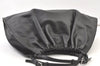 Authentic GUCCI Vintage Tote Hand Bag Leather Black 1310K