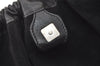 Authentic GUCCI Vintage Tote Hand Bag Leather Black 1310K