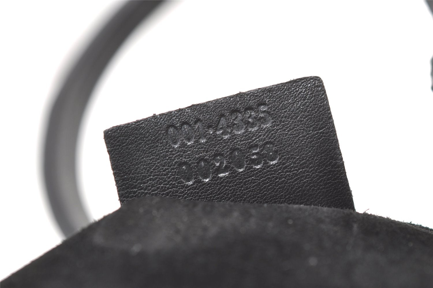Authentic GUCCI Vintage Tote Hand Bag Leather Black 1310K