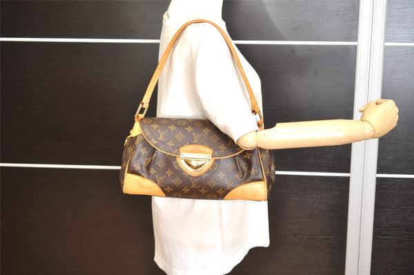 Authentic Louis Vuitton Monogram Beverly MM Shoulder Hand Bag M40121 LV 1311K