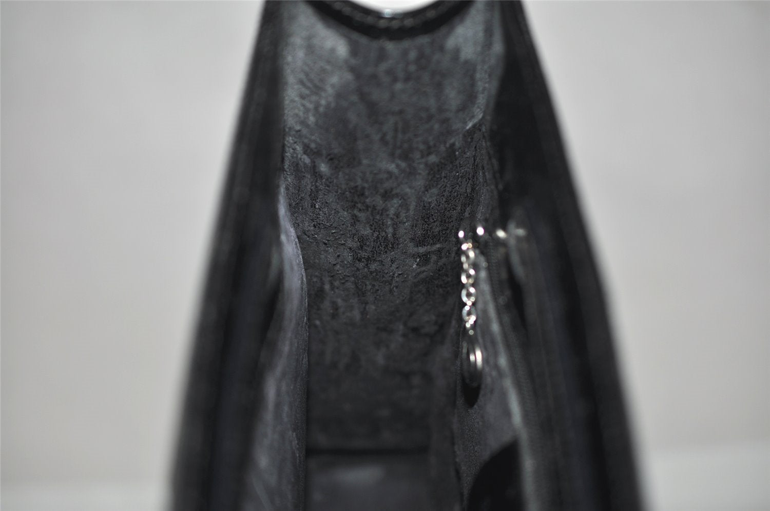 Authentic GUCCI Vintage 2in1 Hand Bag Vinyl Leather Clear 1312I