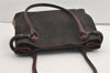 Authentic GUCCI Horsebit Shoulder Tote Bag GG Canvas Leather 101971 Brown 1312J