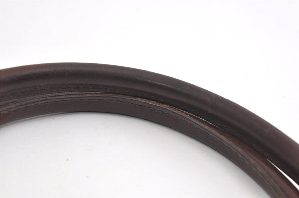 Authentic GUCCI Horsebit Shoulder Tote Bag GG Canvas Leather 101971 Brown 1312J