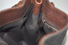 Authentic GUCCI Horsebit Shoulder Tote Bag GG Canvas Leather 101971 Brown 1312J