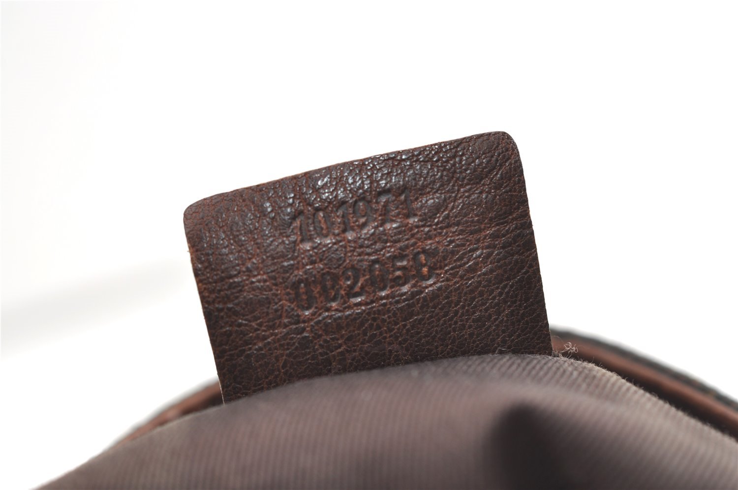 Authentic GUCCI Horsebit Shoulder Tote Bag GG Canvas Leather 101971 Brown 1312J