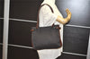 Authentic GUCCI Horsebit Shoulder Tote Bag GG Canvas Leather 101971 Brown 1312J