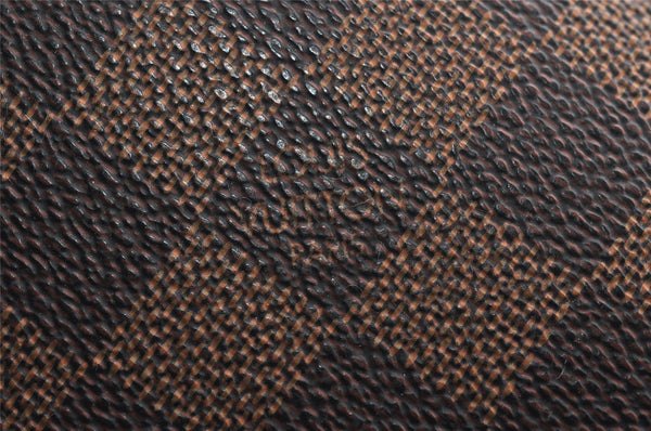 Authentic Louis Vuitton Damier Greenwich PM Hand Boston Bag N41165 LV 1313I