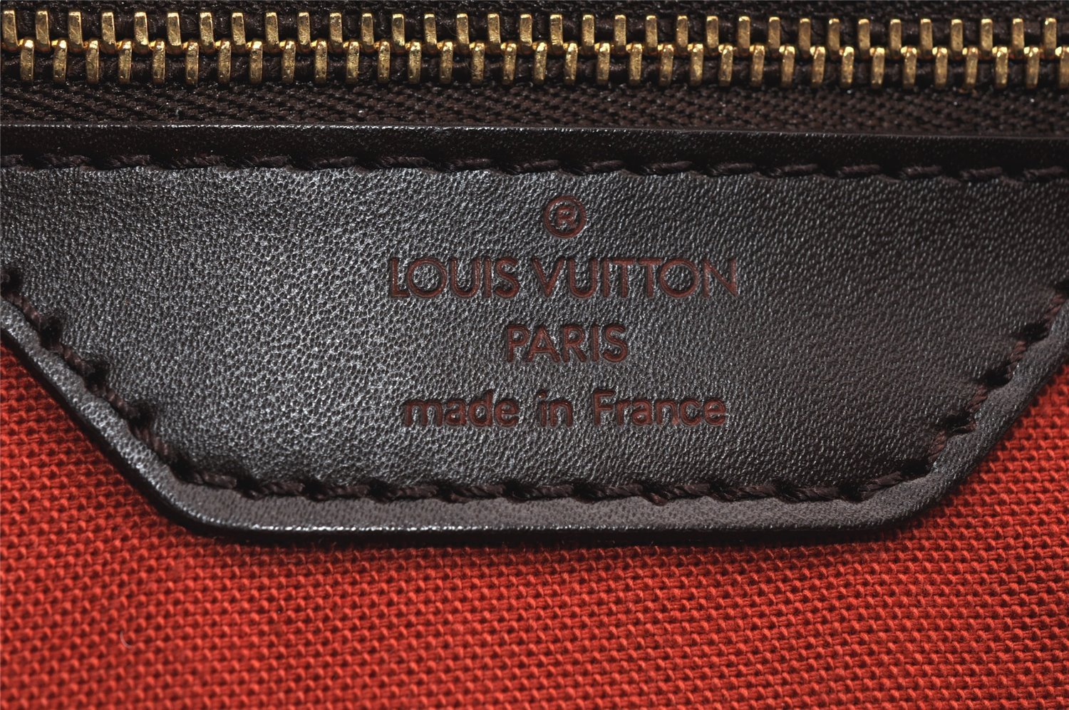 Authentic Louis Vuitton Damier Greenwich PM Hand Boston Bag N41165 LV 1313I