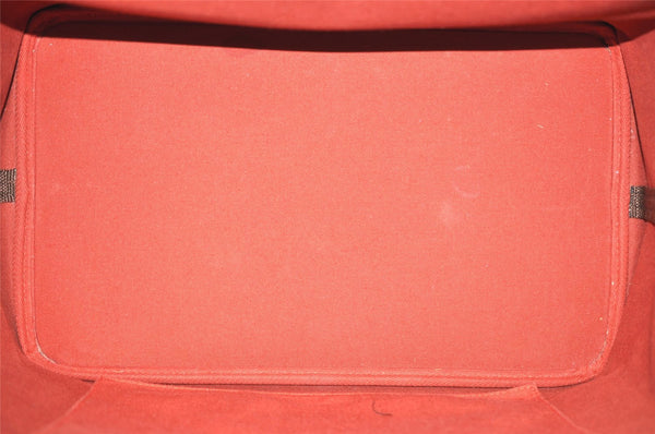 Authentic Louis Vuitton Damier Greenwich PM Hand Boston Bag N41165 LV 1313I