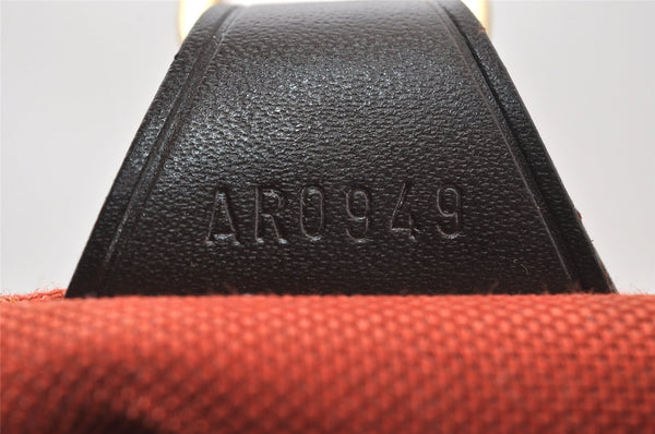 Authentic Louis Vuitton Damier Greenwich PM Hand Boston Bag N41165 LV 1313I