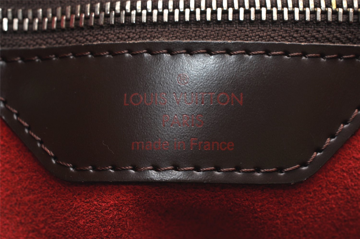 Authentic Louis Vuitton Damier Hampstead MM Shoulder Tote Bag N51204 LV 1314I